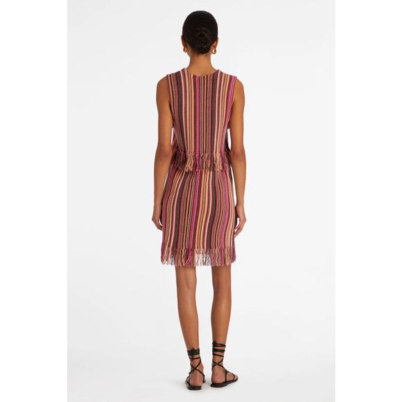 Marie Oliver Kenyon Dress Meadow Stripe Size M NWT - Picture 3 of 6